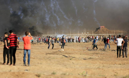 49 اصابة جراء اعتداء الاحتلال على مسيرات العودة شرق قطاع غزة 49 اصابة جراء اعتداء الاحتلال على مسيرات العودة شرق قطاع غزة