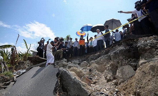 زلزال شدته 7.5 درجة يضرب إندونيسيا زلزال شدته 7.5 درجة يضرب إندونيسيا
