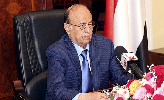 هادي يدعو لحسم معركة الحديدة وإنقاذ سكانها من كارثة هادي يدعو لحسم معركة الحديدة وإنقاذ سكانها من كارثة