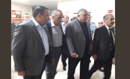 مبيضين وفريحات والحواتمة والحمود والبزايعة يزورون مصابي حادثة الفحيص مبيضين وفريحات والحواتمة والحمود والبزايعة يزورون مصابي حادثة الفحيص