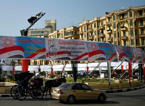 استنفار بمصر لإجبار المصريين على تأييد التعديلات الدستورية استنفار بمصر لإجبار المصريين على تأييد التعديلات الدستورية