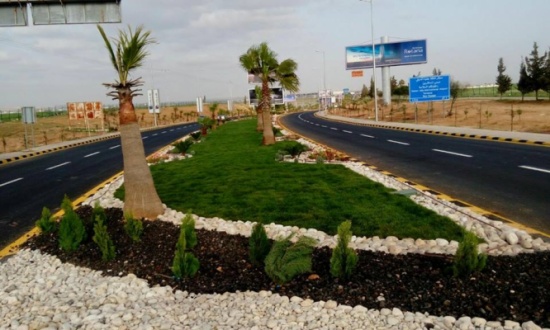 بالصور : شاهد كيف أصبح مدخل المطار بعد التزيين بالصور : شاهد كيف أصبح مدخل المطار بعد التزيين