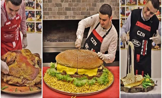 فيديو: بوراك يحضر أكبر سندويش شاورما فيديو: بوراك يحضر أكبر سندويش شاورما