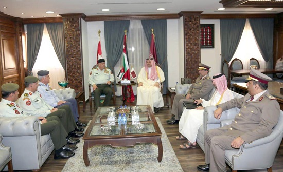 فريحات ووزير الدولة لشؤون الدفاع القطري يبحثان التعاون فريحات ووزير الدولة لشؤون الدفاع القطري يبحثان التعاون