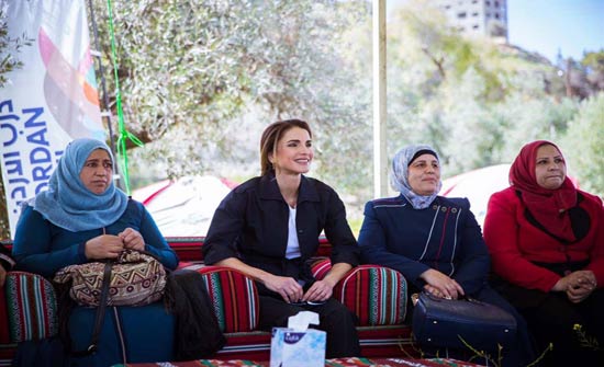 الملكة رانيا تشارك في الرميمين الملكة رانيا تشارك في الرميمين