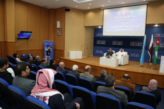 الملحق الثقافي القطري يلتقي الطلبة القطريين الدارسين في جامعة الزرقاء الملحق الثقافي القطري يلتقي الطلبة القطريين الدارسين في جامعة الزرقاء