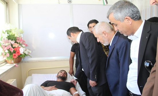 "مجلس العاصمة" يعود جرحى الأجهزة الأمنية المشاركين بعملية "نقب الدبور" "مجلس العاصمة" يعود جرحى الأجهزة الأمنية المشاركين بعملية "نقب الدبور"