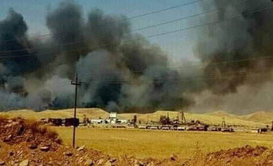 بالفيديو : وفاة و3 إصابات جراء حريق بشركة كبريت شمالي العراق بالفيديو : وفاة و3 إصابات جراء حريق بشركة كبريت شمالي العراق