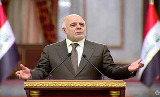 العبادي: لن نخوض حربا ضد مواطنينا الأكراد العبادي: لن نخوض حربا ضد مواطنينا الأكراد