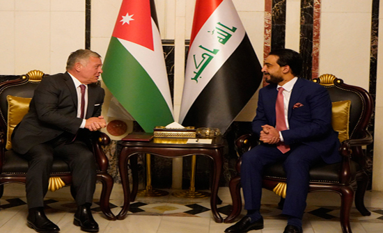 الملك يلتقي رئيس مجلس النواب العراقي الملك يلتقي رئيس مجلس النواب العراقي