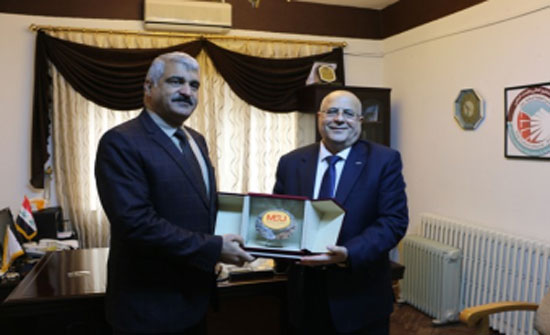 نائب رئيس جامعة الشرق الأوسط يلتقي الملحق الثقافي العراقي نائب رئيس جامعة الشرق الأوسط يلتقي الملحق الثقافي العراقي