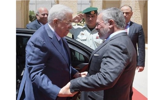 الملك يجري مباحثات مع الرئيس الفلسطيني الملك يجري مباحثات مع الرئيس الفلسطيني