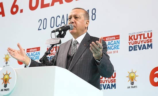 أردوغان: عملية عفرين بدأت فعلياً على الأرض وستتبعها منبج أردوغان: عملية عفرين بدأت فعلياً على الأرض وستتبعها منبج