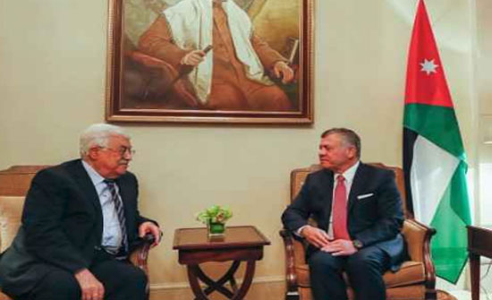 الملك يجري مباحثات مع الرئيس الفلسطيني الملك يجري مباحثات مع الرئيس الفلسطيني