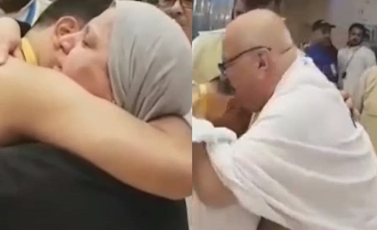 فيديو مؤثر لسوري يلتقي بوالديه في الحج بعد 7 سنوات فيديو مؤثر لسوري يلتقي بوالديه في الحج بعد 7 سنوات