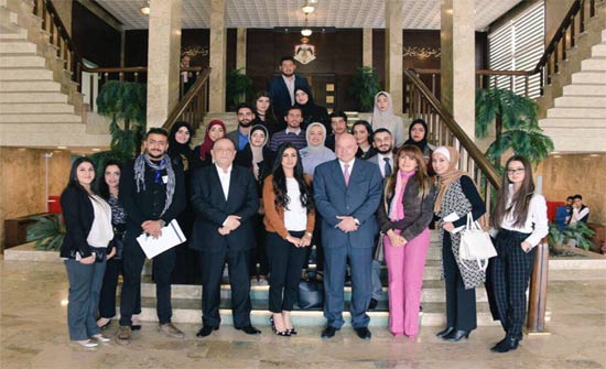 رئيس مجلس الأعيان يلتقي فرسان مركز الشفافية رئيس مجلس الأعيان يلتقي فرسان مركز الشفافية