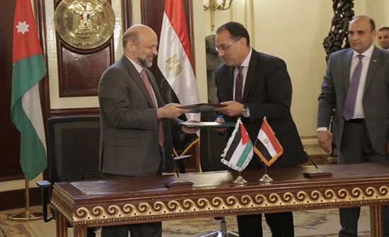 الأردن ومصر يدرسان إقامة منطقة لوجستية في المملكة الأردن ومصر يدرسان إقامة منطقة لوجستية في المملكة