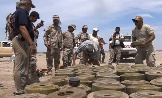 تقرير يؤكد ضلوع إيران بتزويد ميليشيات الحوثي بالألغام تقرير يؤكد ضلوع إيران بتزويد ميليشيات الحوثي بالألغام