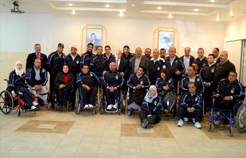 وفد اتحاد المعوقين يعود الى عمان وفد اتحاد المعوقين يعود الى عمان
