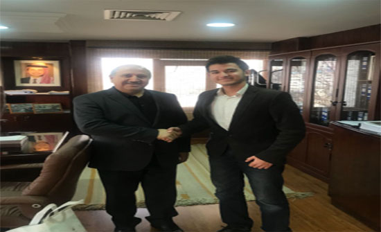 وزير المياه والري يكرم مخترع اردني ويؤكد دعم الوزارة الكامل للطاقات الشابة الاردنية وزير المياه والري يكرم مخترع اردني ويؤكد دعم الوزارة الكامل للطاقات الشابة الاردنية