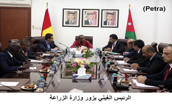 الرئيس الغيني يزور وزارة الزراعة الرئيس الغيني يزور وزارة الزراعة