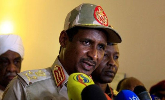 حميدتي: لسنا أعداء قوى "التغيير" في السودان حميدتي: لسنا أعداء قوى "التغيير" في السودان