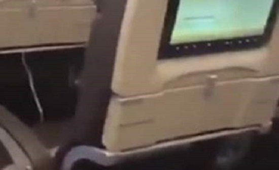 بالفيديو : انفجار شاحن جوال على متن طائرة بالفيديو : انفجار شاحن جوال على متن طائرة