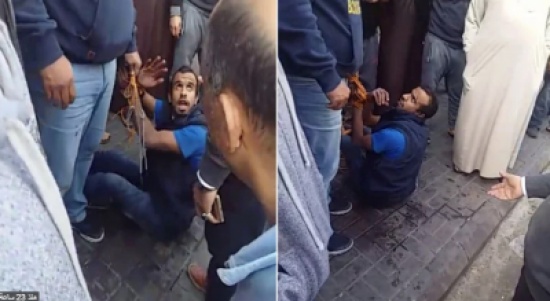 بالفيديو: علقة ساخنة من المصريين بالسعودية للص حاول سرقة سيارة بداخلها طفل بالفيديو: علقة ساخنة من المصريين بالسعودية للص حاول سرقة سيارة بداخلها طفل
