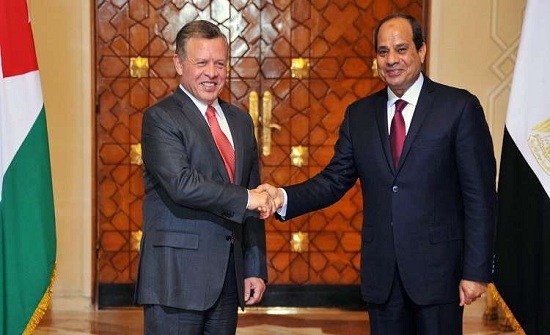 السيسي يهاتف الملك لبحث القضايا الاقليمية السيسي يهاتف الملك لبحث القضايا الاقليمية