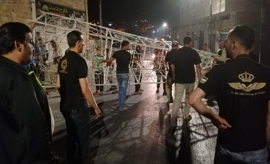 ازالة البسطات والتعديات من اسواق جرش ازالة البسطات والتعديات من اسواق جرش