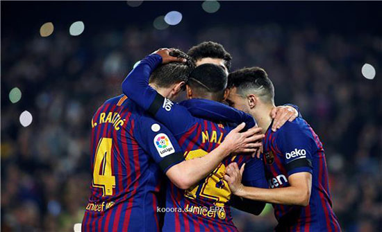 برشلونة يتأهل لثمن نهائي الكأس في غياب نجومه برشلونة يتأهل لثمن نهائي الكأس في غياب نجومه