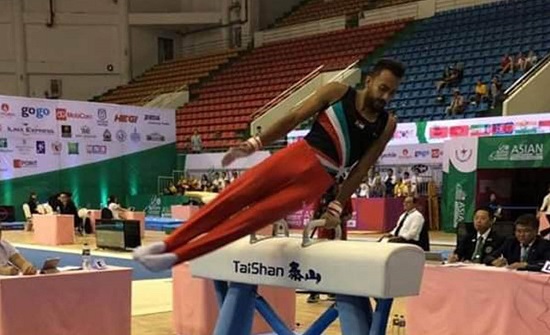 لاعبا الجمباز الحمود وابو السعود يتأهلان لنهائي بطولة أسيا لاعبا الجمباز الحمود وابو السعود يتأهلان لنهائي بطولة أسيا