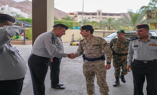 ولي العهد يزور مديرية دفاع مدني العقبة ولي العهد يزور مديرية دفاع مدني العقبة