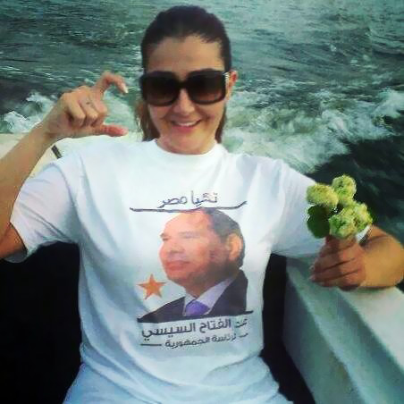 غادة عبد الرازق تنشر وصورة السيسي وتعلق: “مش محتاجين اي حد تاني يترشح”! غادة عبد الرازق تنشر وصورة السيسي وتعلق: “مش محتاجين اي حد تاني يترشح”!