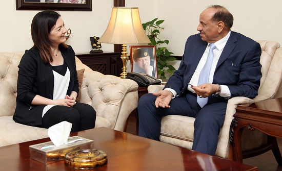 وزير الداخلية يبحث مع ممثلة " اليونيسف" في الأردن التعاون الثنائي وزير الداخلية يبحث مع ممثلة " اليونيسف" في الأردن التعاون الثنائي