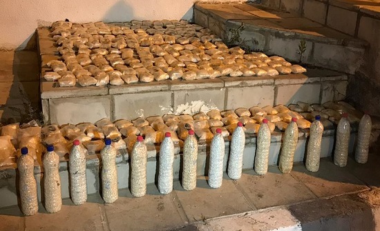 بالصور والفيديو : احباط محاولة تهريب ٤٠٠ ألف حبة مخدرة بالصور والفيديو : احباط محاولة تهريب ٤٠٠ ألف حبة مخدرة