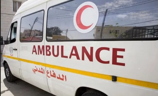 انقاذ مواطن سقط من مرتفع جبلي في ذيبان انقاذ مواطن سقط من مرتفع جبلي في ذيبان