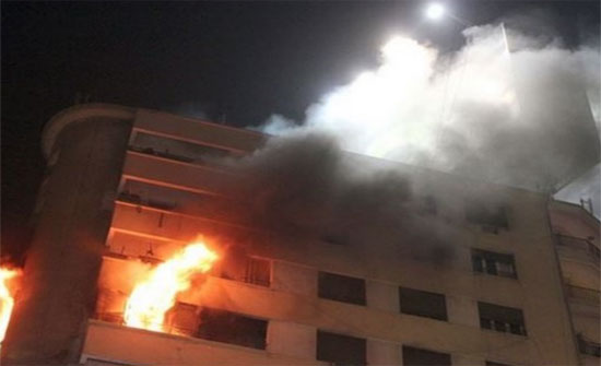 وفاة فتاة وإصابة والدها في حريق شقة بعمان وفاة فتاة وإصابة والدها في حريق شقة بعمان