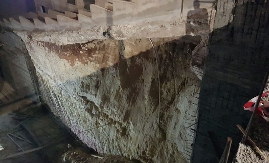 لا إخلاء لأي شقق في مبنى مجاور لحفرية إثر إنهيار جزئي لا إخلاء لأي شقق في مبنى مجاور لحفرية إثر إنهيار جزئي