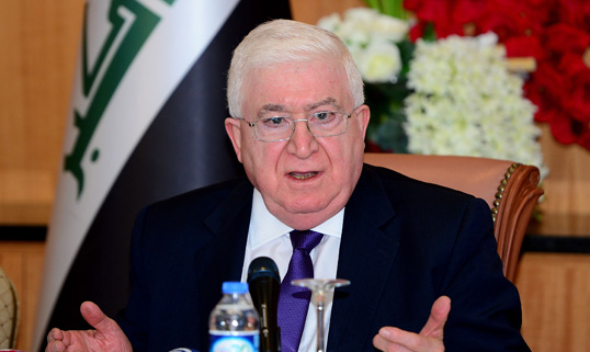 الرئيس العراقي يلتقي رئيس مجلس الاعيان الرئيس العراقي يلتقي رئيس مجلس الاعيان