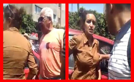 يحدث في تونس .. فتاة تضرب والدها المسن في الشارع .. (فيديو) يحدث في تونس .. فتاة تضرب والدها المسن في الشارع .. (فيديو)