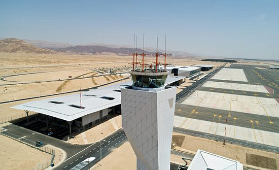 بالصور والفيديو : شاهدوا المطار الاسرائيلي الذي احتجت الاردن على انشائه بالصور والفيديو : شاهدوا المطار الاسرائيلي الذي احتجت الاردن على انشائه