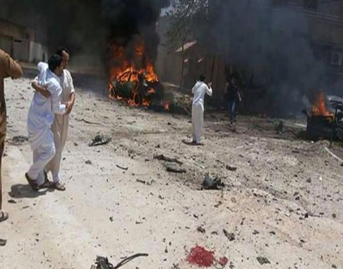 قتلى وجرحى بانفجار سيارتين ملغومتين في بنغازي قتلى وجرحى بانفجار سيارتين ملغومتين في بنغازي