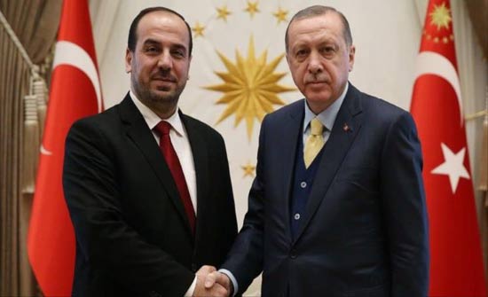 الرئيس التركي يستقبل رئيس هيئة المفاوضات السورية الرئيس التركي يستقبل رئيس هيئة المفاوضات السورية