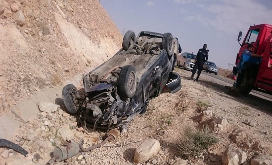 وفاة واصابة بحادث تدهور في المفرق وفاة واصابة بحادث تدهور في المفرق