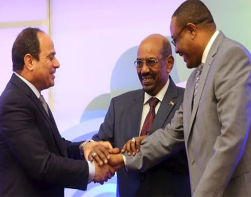 قمة ثلاثية بين السيسي والبشير وديسالين لبحث أزمة سد النهضة قمة ثلاثية بين السيسي والبشير وديسالين لبحث أزمة سد النهضة