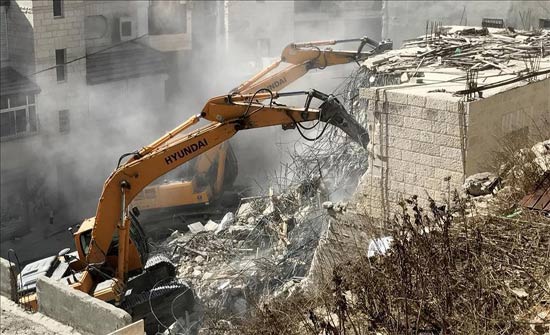 إسرائيل هدمت ١٣٢منشأة ومنزلا فلسطينيا في القدس خلال العام ٢٠١٧ إسرائيل هدمت ١٣٢منشأة ومنزلا فلسطينيا في القدس خلال العام ٢٠١٧