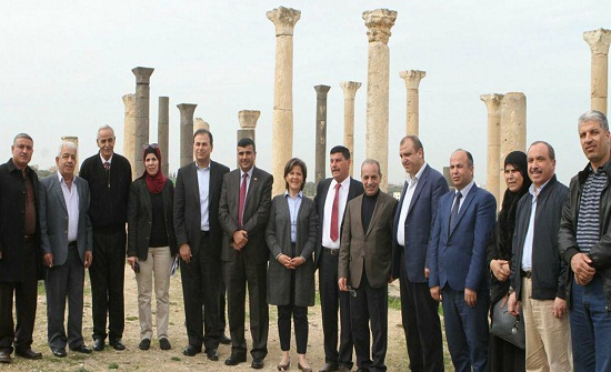 جولة ميدانية لوزيري البلديات والسياحة في لواء بني كنانة جولة ميدانية لوزيري البلديات والسياحة في لواء بني كنانة