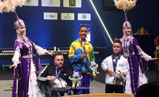 فضية للأردن ببطولة العالم البارالمبية لرفع الأثقال فضية للأردن ببطولة العالم البارالمبية لرفع الأثقال