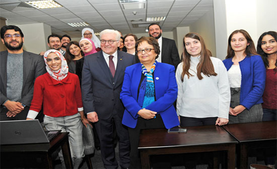 الرئيس الألماني يزور كلية الدراسات العليا لإدارة الأعمال للجامعة الألمانية الأردنية الرئيس الألماني يزور كلية الدراسات العليا لإدارة الأعمال للجامعة الألمانية الأردنية